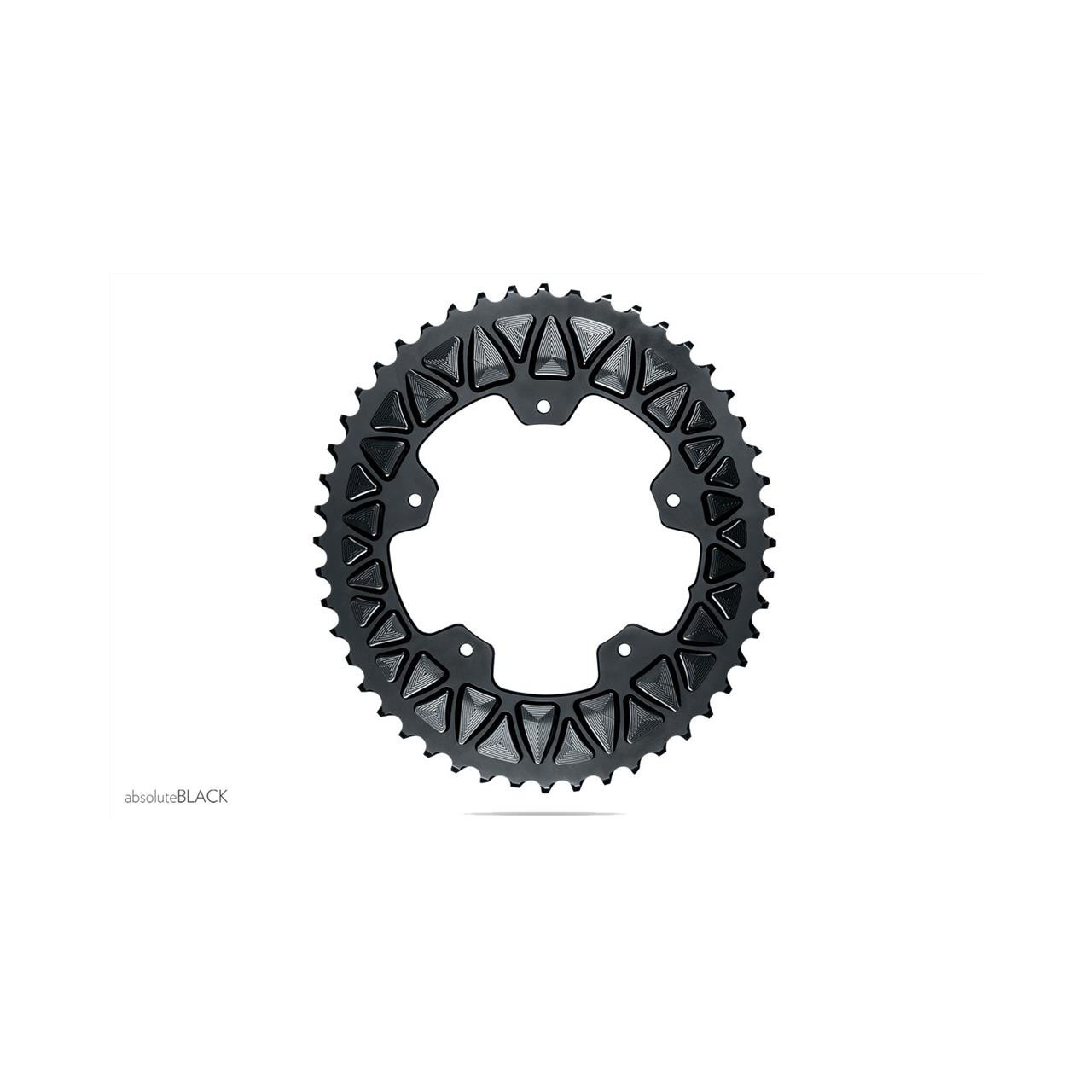 Sub Compact Chainrings Absolute Black Oval Sub-Compact Road