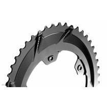 Absolute Black - Oval Sub-Compact Road/Gravel 2x Chainring 5x110 BCD - Outer Chainring