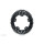 Absolute Black - Oval Sub-Compact Road/Gravel 2x Chainring 5x110 BCD - Outer Chainring