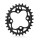 Absolute Black - Oval MTB 1x Chainring 64 BCD - Black