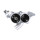 Hope - RX4+ Bremssattel Flatmount Hinten FM Std - Shimano/Campagnolo (MIN) schwarz