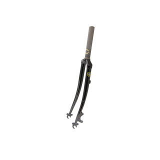 Soma - Lugged CX CroMo Cyclocross Fork Gabel Disc - 1 1/8" schwarz