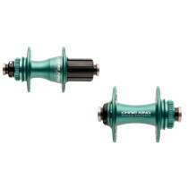 Chris King - R45D Centerlock Nabenset Edelstahl-Lager - 12x100mm / 12x142mm 28 Loch Matte turquoise (türkis matt) Shimano HG