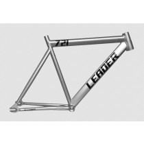 Leader Bikes - 721 Aluminium Track Rahmen - Gloss Silver