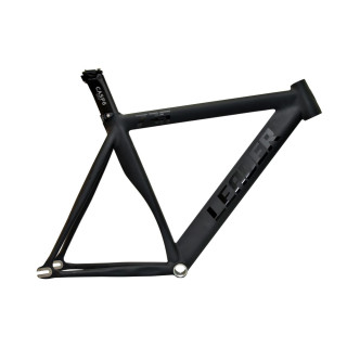 Leader Bikes - 735 Aluminium Track Frame - Matte Black