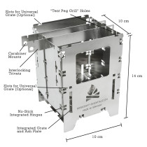 Bushcraft Essentials - Bushbox LF Titanium Outdoor Stove