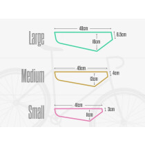 Wizard Works - Osyth Partial Frame Bag Rahmentasche - Small 1,9 Liter Rust // SALE