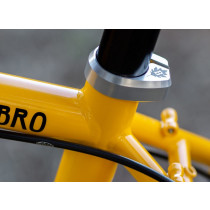 Brother Cycles - Oak Leaf Sattelklemme silber 30 mm