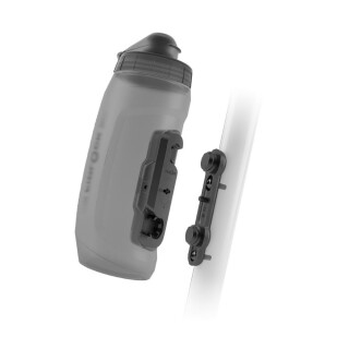 Fidlock - TWIST bottle 590 Flasche + bike base Flaschenhalter smoke
