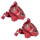 Growtac - Equal Disc Brakes - Flat Mount red