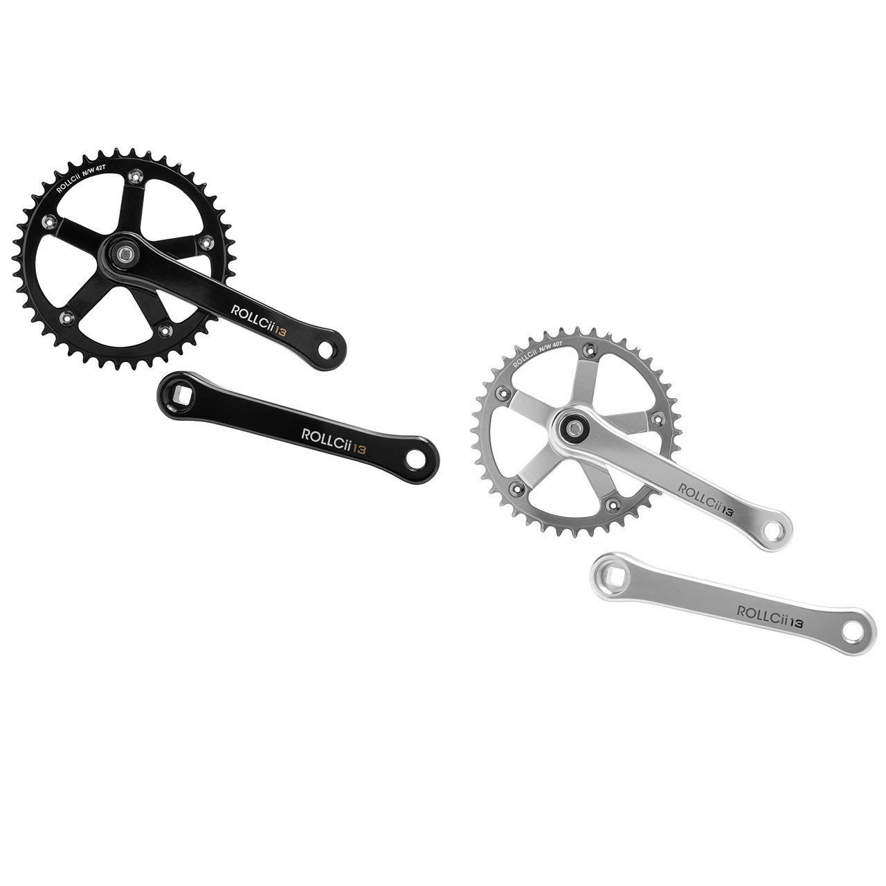 Veloci Cycle - ROLLCii 13 Crank with Narrow Wide Chainring - 130