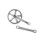 Veloci Cycle - ROLLCii 13 Kurbel mit Narrow Wide Kettenblatt - 130 mm Lochkreis