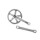 Veloci Cycle - ROLLCii 13 Crank with Narrow Wide Chainring - 130 mm BCD black / black 42 Teeth 170 mm