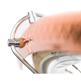 Creme - Hammered Blingers Aluminium Schutzbleche 45 mm - Rose Gold