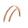 Creme - Hammered Blingers Aluminium Schutzbleche 45 mm - Rose Gold