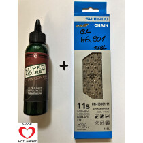 Silca - Secret Chain Blend - Hot Waxed Chain Shimano - CN-M8100 - 12 Spd.
