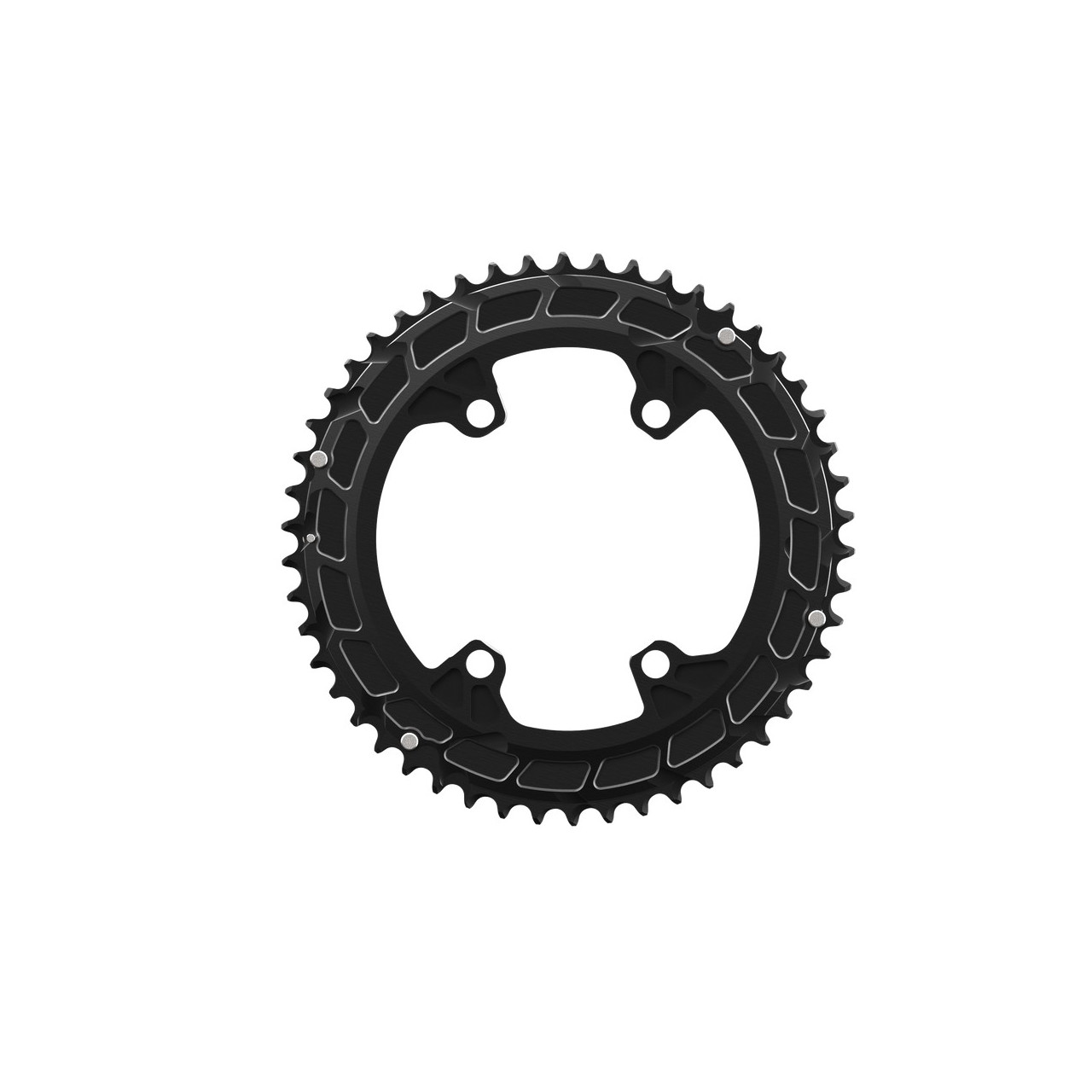 11 Fach Kettenblatt Mit 12 Fach Kette ROTOR - NoQ 2x Kettenblatt 4-Arm 4x110 ROUND 2022 11/12-fach - Außen,