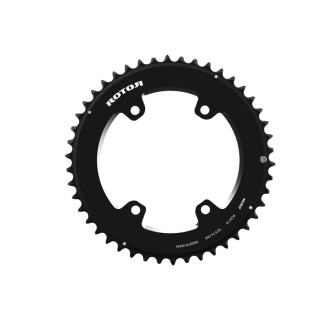 ROTOR - NoQ 2x Chainring 4-Arm 4x110 ROUND for Shimano GRX - Outer Chainring