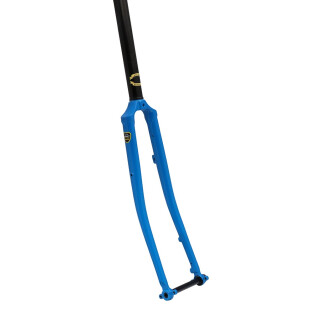 Soma - Fog Cutter Stahl Gabel Steckachse Flat Mount 1 1/8" -  Cerulean Blue