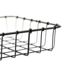 Wald - Half Basket #137 halber Korb ohne Befestigungsmaterial schwarz