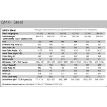 Curve Cycling - GMX+ Steel Rahmenset - Pink Roadhouse LG