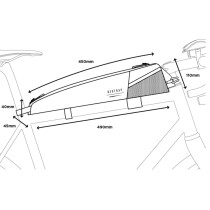 Restrap - Race Top Tube Bag - Long 2 Liter