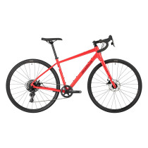 Salsa - Journeyer Apex 1 Komplettrad 700c - Red/Orange