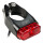 SON - Rear Light Saddle Clamp 34,9 mm - black anodized / Glass red (SON: 69862)