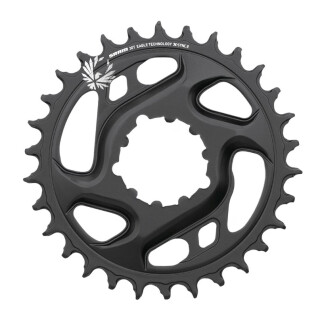 SRAM - Eagle X-Sync 2 Direct Mount Chainring 6 mm Offset for GXP, DUB and BB30  - BLACK - 11-/12-speed