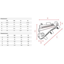 Revelate Designs - EcoPac Rifter Frame Bag Rahmentasche - schwarz