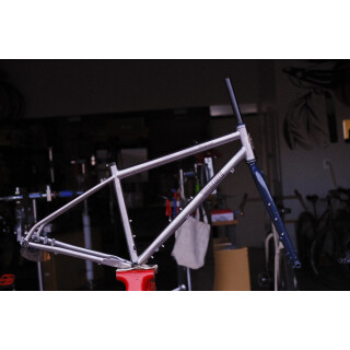Tumbleweed - Stargazer  Titanium Rahmenset - Titanium / Dark Blue