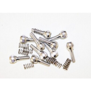 Goldsprint - Aluminium Zugeinstellschraube für Schaltung M5 - Silber (1x Stück)