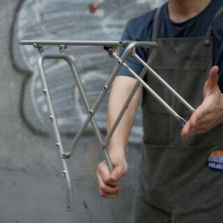 Veloci Cycle - Wednesday Rear Rack Gepäckträger - silber