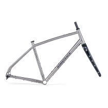 Bombtrack - Beyond Ti Titanium Rahmenset - Titanium / Black