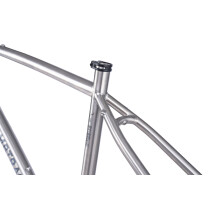 Bombtrack - Beyond Ti Titanium Rahmenset - Titanium / Black