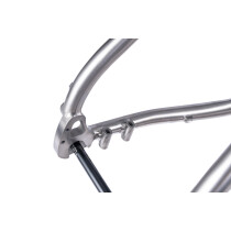 Bombtrack - Beyond Ti Titanium Rahmenset - Titanium / Black