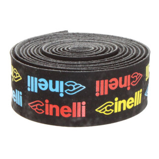 Cinelli - Logo Velvet Lenkerband schwarz/weiß