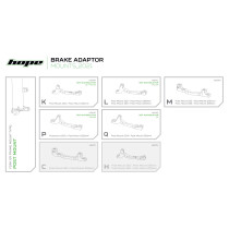 Hope - Bremssatteladapter Mount C PM/PM - PM 160 -> PM 203