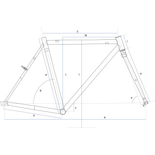 Veloci Cycle - OLD Street V 1.1 Frameset - Black Glitter, 949,90 €