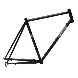 Soma - Double Cross Disc Frame incl Steel Fork - Matte Black 56 cm