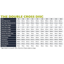 Soma - Double Cross Disc Frame incl Steel Fork - Matte Black 56 cm