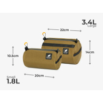 Wizard Works - Lil Presto Barrel Bag - Large 3,4 Liter Olive