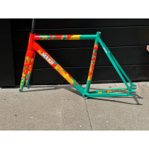 MASH - AC-4 Rahmenset - Neon Orange/ Algae Green