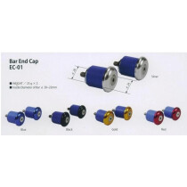 NITTO - EC-01 Bar End Caps Lenkerabschlußstopfen - 24 mm für Rennradlenker blau