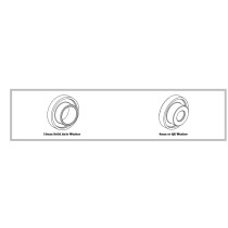 Surly - Gnot-Boost 10/12 Adapterscheiben 6 mm Schnellspanner (HU0000)