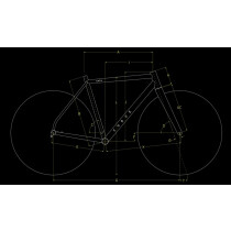 Curve Cycling - GXR4 Titanium  (Aka Kevin) Frameset XL