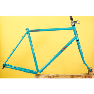 Crust Bikes - Bombora Rahmenset - Turquoise Marble Blue