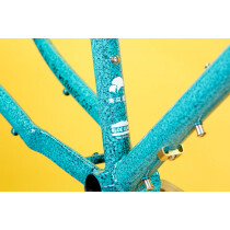 Crust Bikes - Bombora Rahmenset - Turquoise Marble Blue