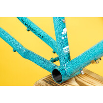 Crust Bikes - Bombora Rahmenset - Turquoise Marble Blue