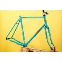 Crust Bikes - Bombora Rahmenset - Turquoise Marble Blue